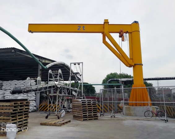 Pillar jib crane 2 ton