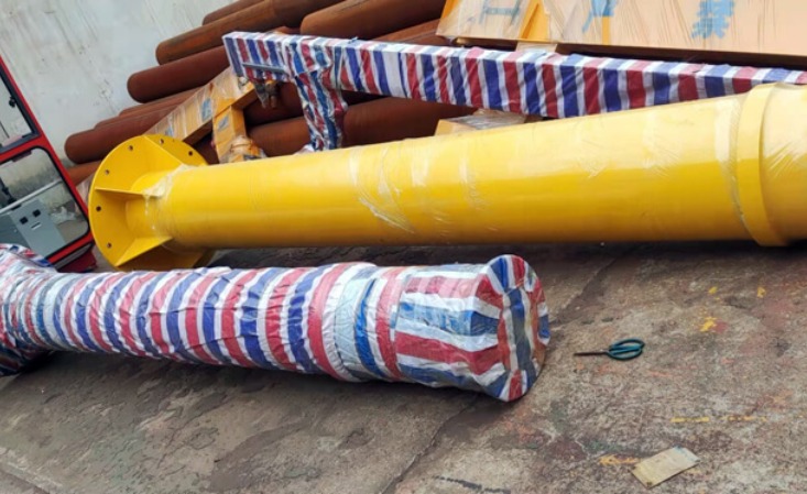 에콰도르 고객사 3톤 지브 크레인 거래 사례