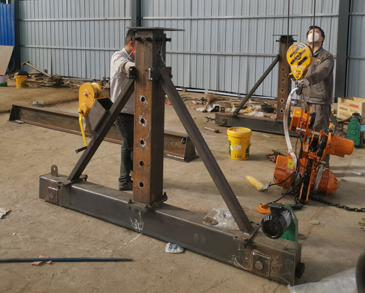 Deler av 3t Portable Gantry Crane