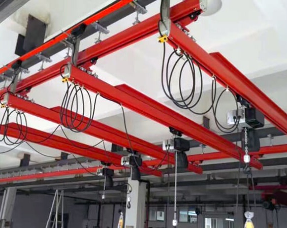 Crane Sistem KBK Kaku Untuk Bengkel Modern