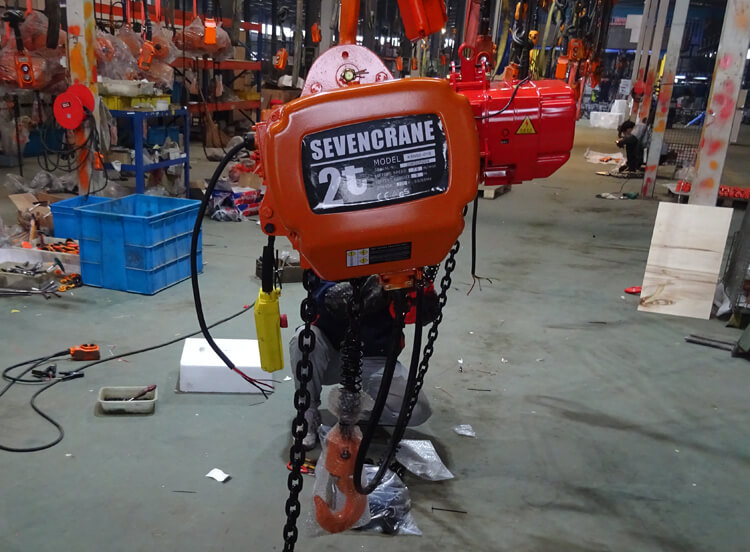 5t Electric Chain Hoist with Trolley