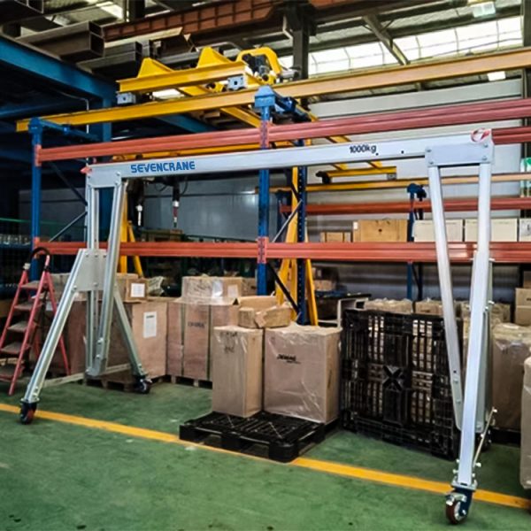 A Suit Of Portable Aluminum Gantry Crane To Korea Sevencrane Henan Seven Industry Co Ltd