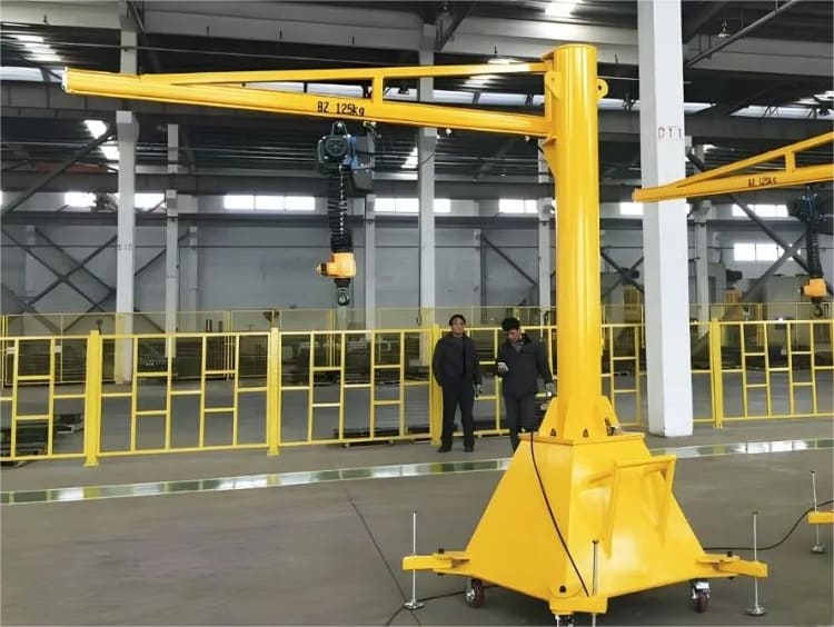 Εργοστασιακή άμεση πώληση Jib Crane on Wheels Κατασκευαστής στην Κίνα