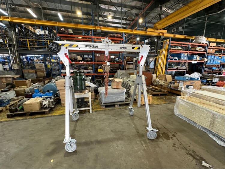 Singapore Portable Aluminum Gantry Crane Transaction Case