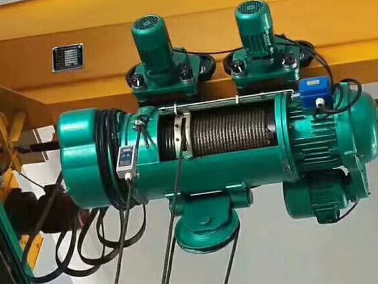 Lifting Equipment 2 Ton Electric Wire Rope Hoist with Double Speed Motor