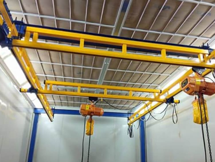 Freestanding Workstation Bridge Crane for Workshop Use