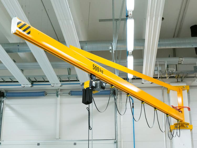 Maximize Space Utilization with Wall Mounted Jib Cranes