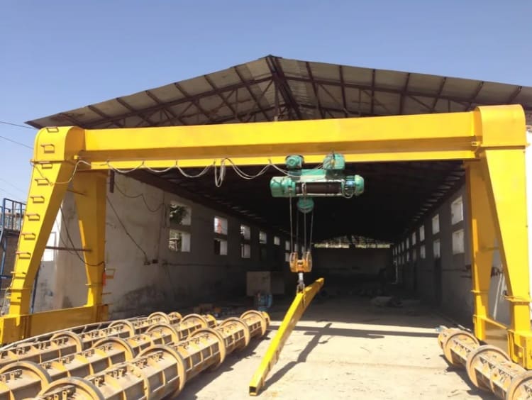 Safety Performance Evaluation of Steel Portable Gantry Crane